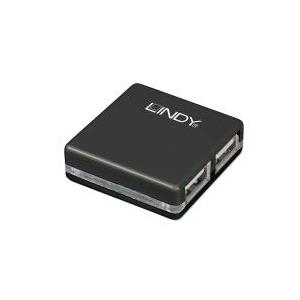 Lindy 4 Port USB2.0 Mini Hub (42742)