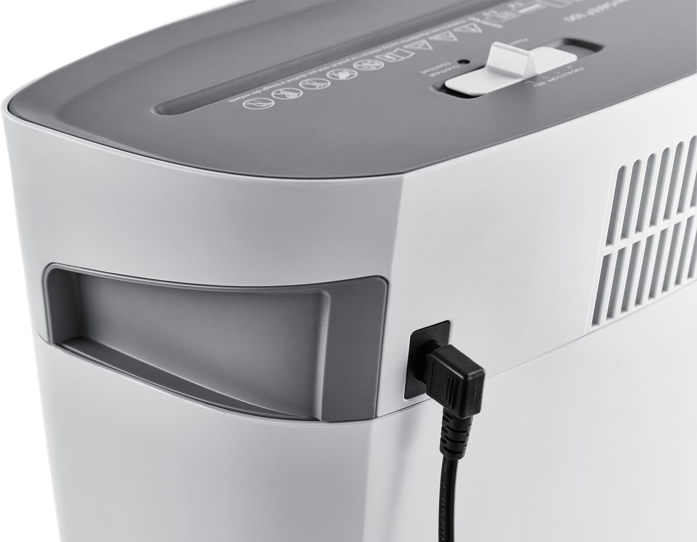 Dahle PaperSAFE 100 Aktenvernichter 5 Blatt Kreuzschnitt Grau, Weiß