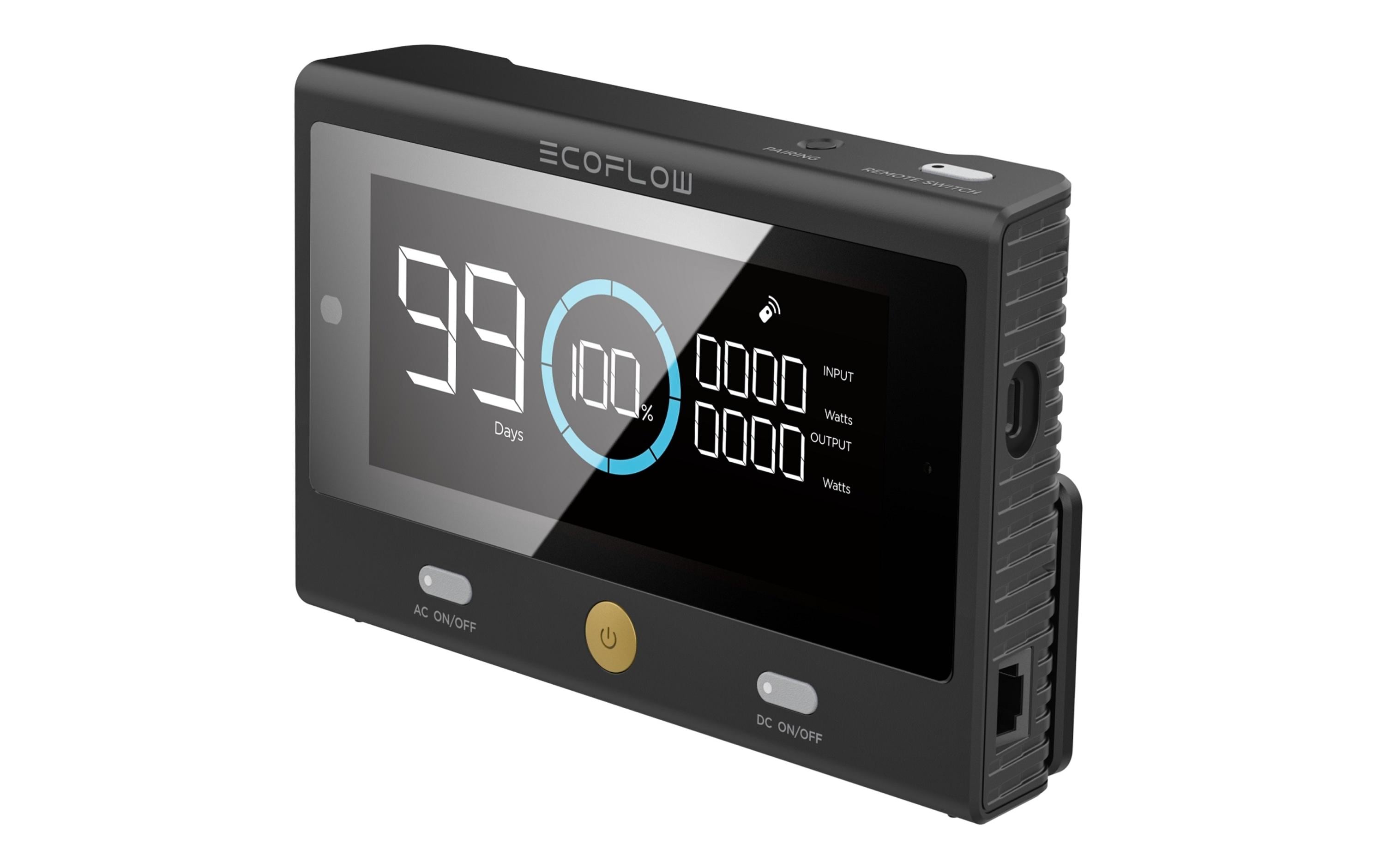 EcoFlow DELTA Pro RC Fernbedienung Bluetooth Schwarz