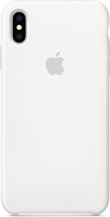 Apple - Case für Mobiltelefon - Silikon - weiß - für iPhone XS Max (MRWF2ZM/A)