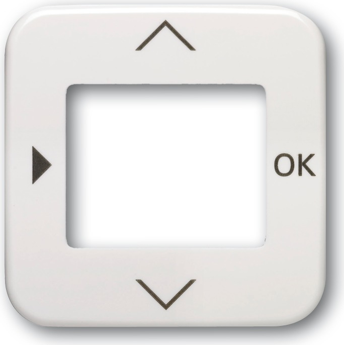 BUSCH-JAEGER Zentralscheibe 6435-214 Refelx SI alpinweiss 6435-214 (6430-0-0286)