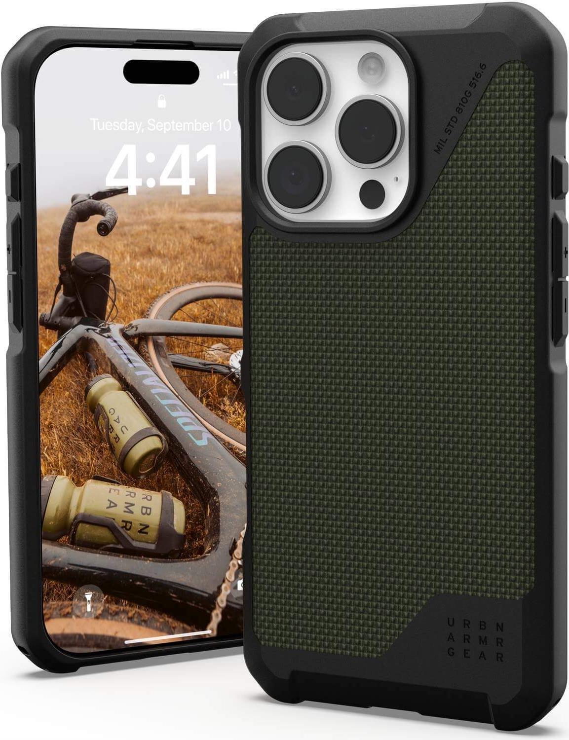 UAG Urban Armor Gear Metropolis LT MagSafe Case | Apple iPhone 16 Pro | kevlar olive | 114452113972 (114452113972)