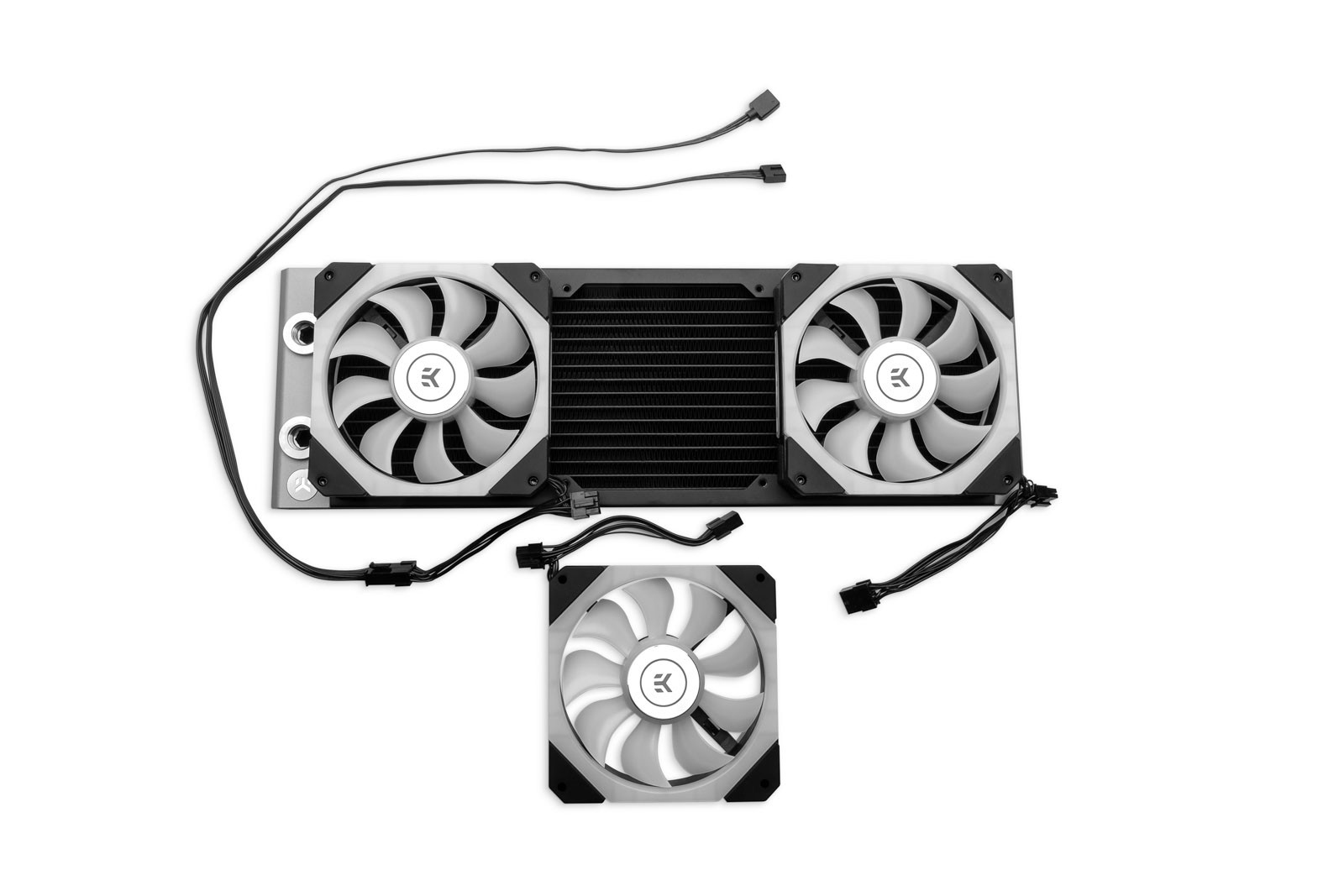 EK Water Blocks EK-Quantum Impulse 120 D-RGB PWM 120 mm Computerlüfter Schwarz