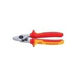 Knipex 95 26 165 Kabelschere Geeignet für (Abisoliertechnik) Alu- und Kupferkabel, ein- und mehrdrähtig 15 mm 50 mm² 0