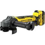 Akku-Winkelschleifer 125 mm 2x4,0 Ah SFMCG700M2K STANLEY (SFMCG700M2K-QW)