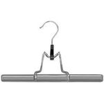 Peggy Perfect Hosenklemmbügel, aus Metall Länge: 250 mm, mit grauer Gummierung - 1 Stück (90535)