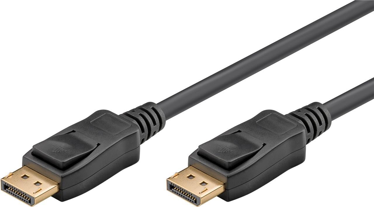 Goobay DisplayPort -Kabel 2.1 54 Gbit/s - 10K/60Hz 8K/120Hz 4K/144Hz Full HD (74757)
