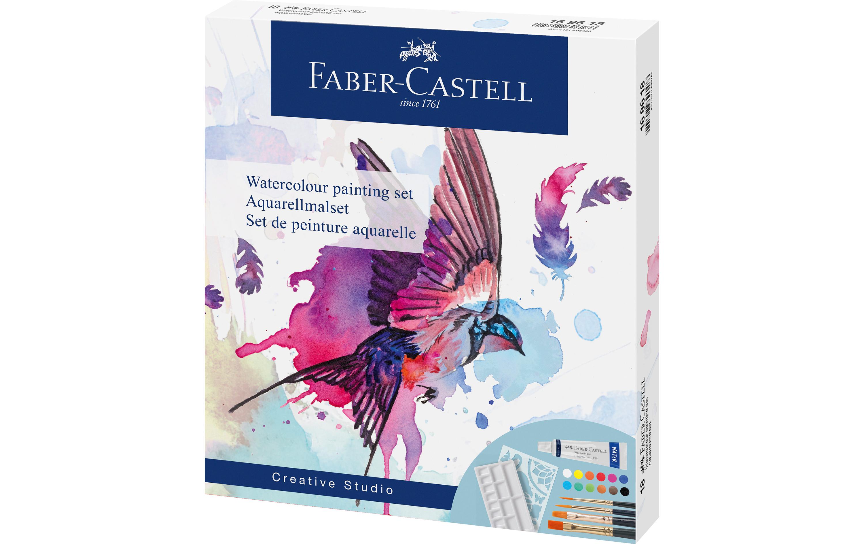 Faber-Castell Creative Studio Aquarell Bastelfarben-Set 18-teilig Mehrfarbig