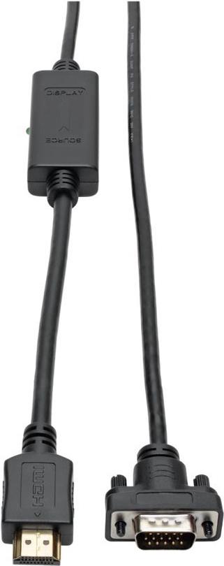 Tripp Lite P566-010-VGA Aktives HDMI-zu-VGA-Adapterkabel 3,1 m Schwarz