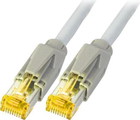 EFB-Elektronik RJ45 Patchkabel Cat.6A S/FTP LSZH Dätwyler 7702 TM31 grau 5m Hersteller: EFB Elektronik (K8580GR.5)