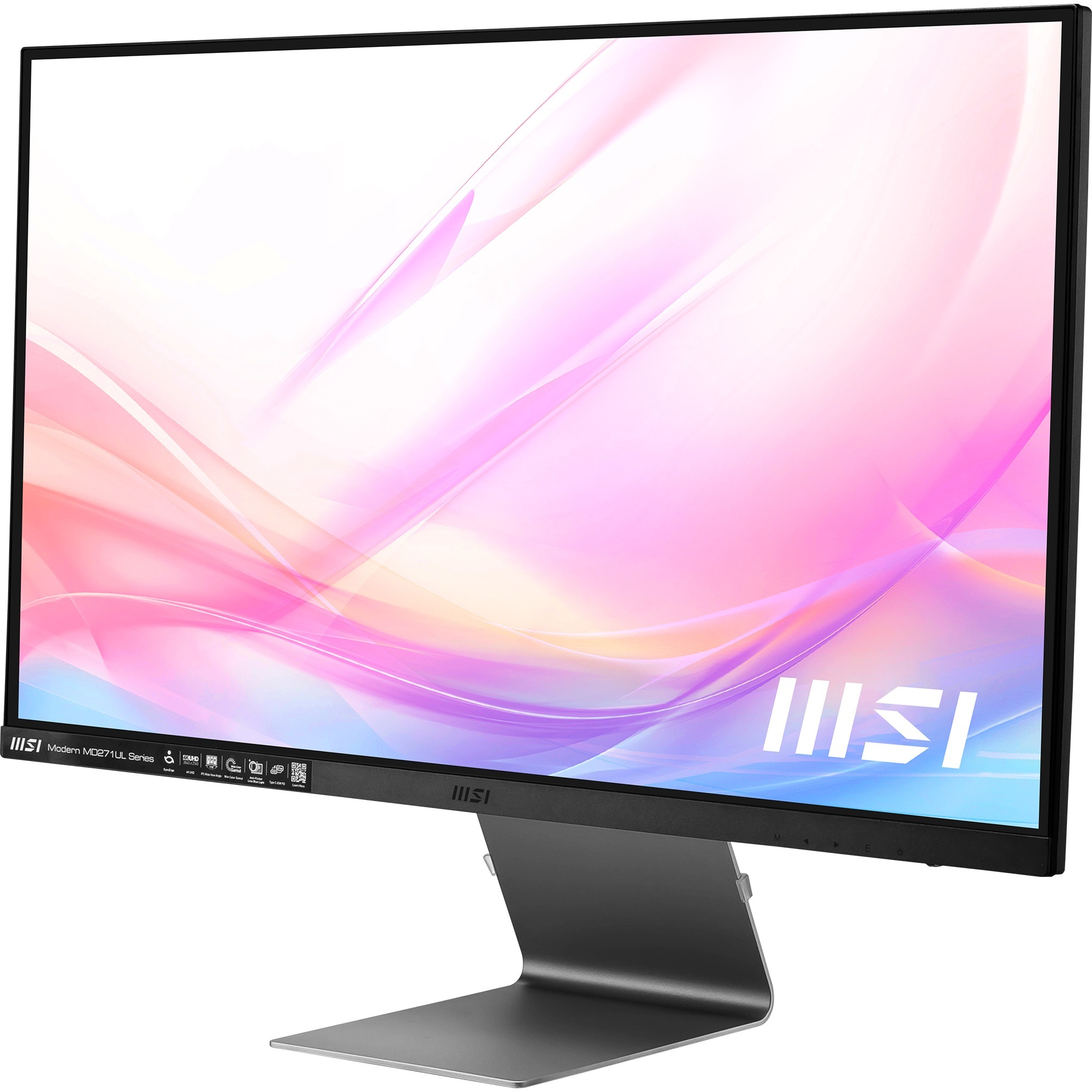 MSI Modern MD271ULDE, LED-Monitor - (69 cm(27" ), grau, 4K, HDMI, DisplayPort) [Energieklasse F] (9S6-3PB8CH-003)