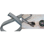 LogiLink Kabelschlauch mit Reißverschluss, 2,0 m, grau aus Polyester, abrieb-, zug- & formbeständgi, schlagfest, - 1 Stück (KAB0074)