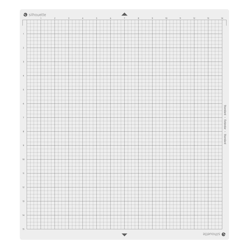 Silhouette Schneidematte 35,6 x 38,1 cm selbstklebend Standard Schwarz