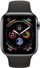Apple Watch S4 Edelstahl 44mm Cellular Spaceblack (Sportarmband Schwarz) (MTX22FD/A)