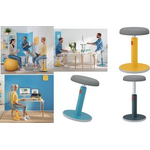 LEITZ Sitz-Steh-Hocker Ergo Cosy Aktiv, grau höhenverstellbar von 45 (6518-00-89)