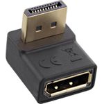 InLine® DisplayPort Adapter, DisplayPort Stecker / Buchse, nach oben gewinkelt (17199O)