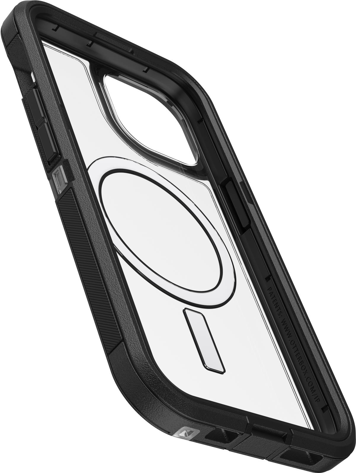 OtterBox Defender XT Hülle für iPhone15/14 transparent schwarz Pro 