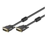 Wentronic Goobay DVI-D FullHD Kabel Dual Link, Schwarz, 2 m - DVI-D-Stecker Dual-Link (24+1-Pin) > DVI-D-Stecker Dual-Link (24+1-Pin) (93110)