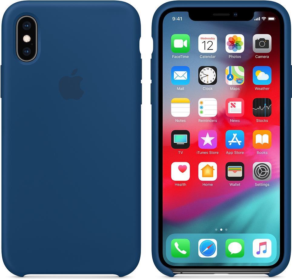 Apple MTF92ZM/A 5.8" Hauthülle Blau Handy-Schutzhülle (MTF92ZM/A)