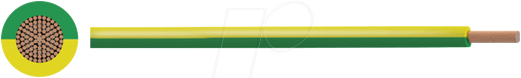 RND CABLE RND 475-00147 - Litze H07V-K, 4 mm², 100 m, grün / gelb (RND 475-00147)