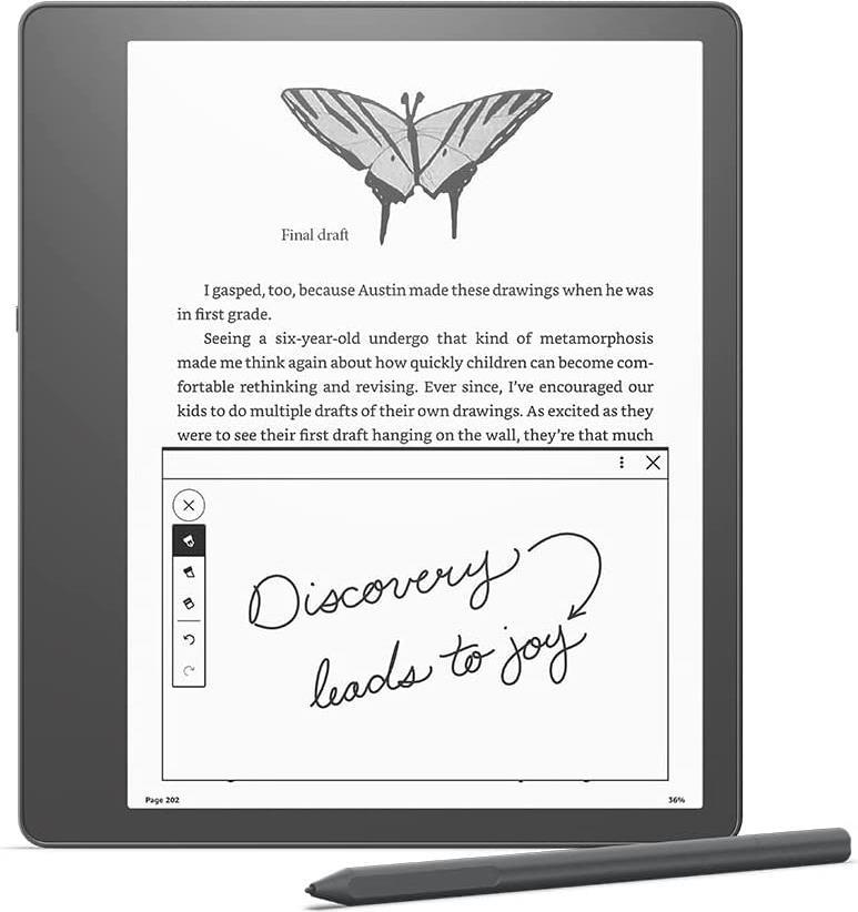 Amazon Kindle Scribe 16GB, ohne Werbung, Premium-Eingabestift, schwarz (B09BRW6QBJ)