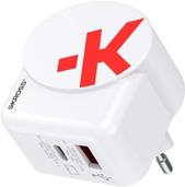 Skross Euro USB Charger AC45PD + USB-C cable USB-Ladegerät 45 W Innenbereich, Steckdose Ausgangsstrom (max.) 4.05 A Anzahl Ausgänge: 2 x USB 3.2 Gen 1 Buchse A (1302424)