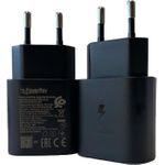 PowerRay Charger PR-TA800EBE, EU Spec 2 Pin with CE USB C, 18 W, 2A, black, Bulk (PR-TA800EBE)