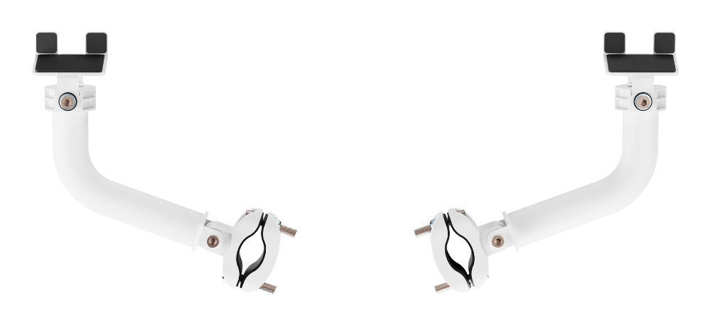Oplite ScreenLockPro Monitorhalter für Flug- und Rennsimulator 45-57" Weiß
