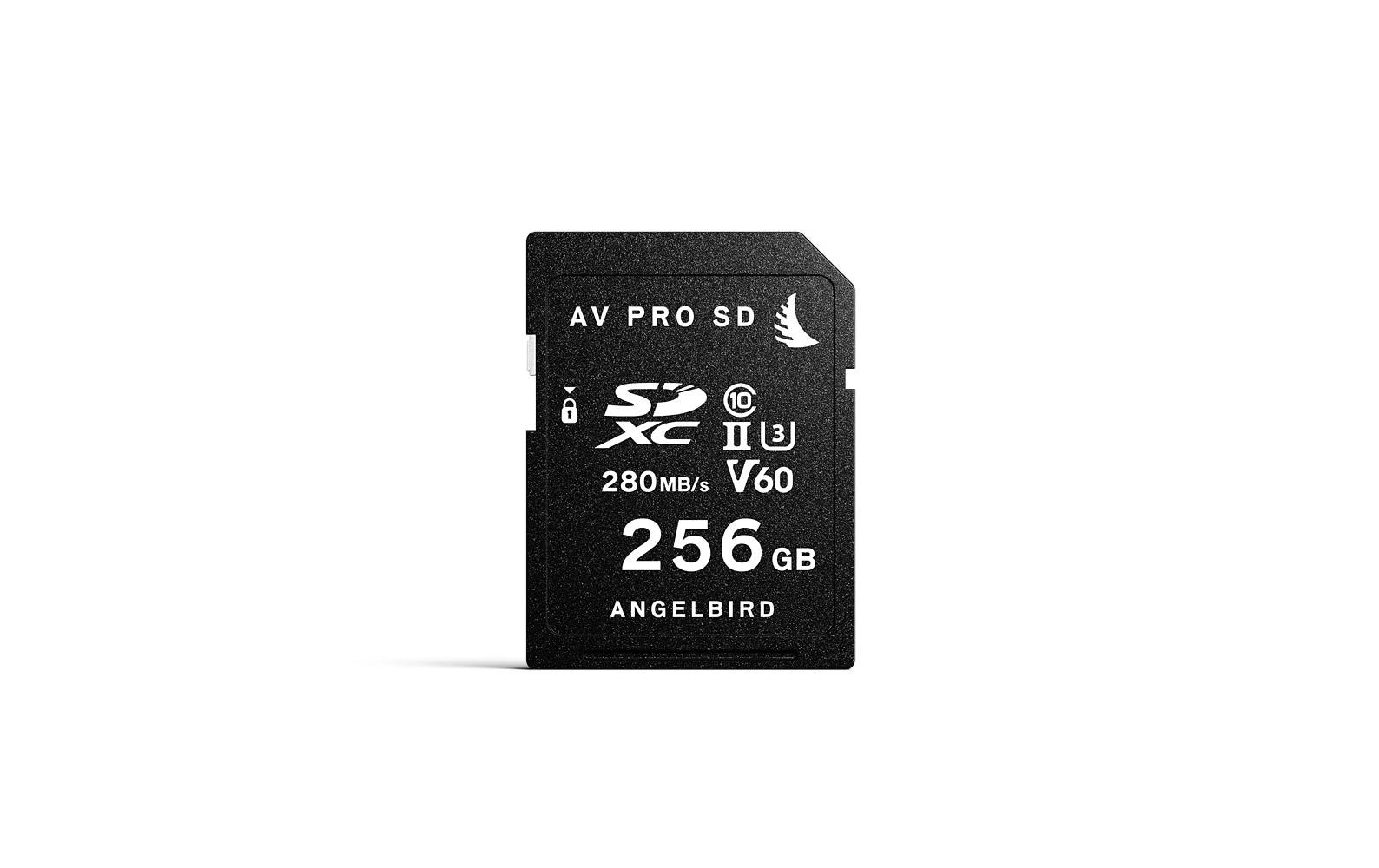 Angelbird AV PRO SD V60 MK2 256 GB SDXC UHS-II Schwarz