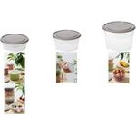 smartstore Frischhaltedose, rund, 0,6 L, grau / transparent zu 80% aus biobasiertem Kunststoff, auslaufsicher, - 1 Stück (794770)