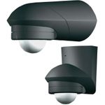 Grothe McGuard professional BM240sw Passiver Infrarot-Sensor (PIR) Verkabelt Decke/Wand Schwarz (94534)