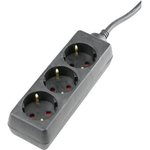 as - Schwabe 11332 Steckdosenleiste ohne Schalter Schwarz Schutzkontakt (11332)