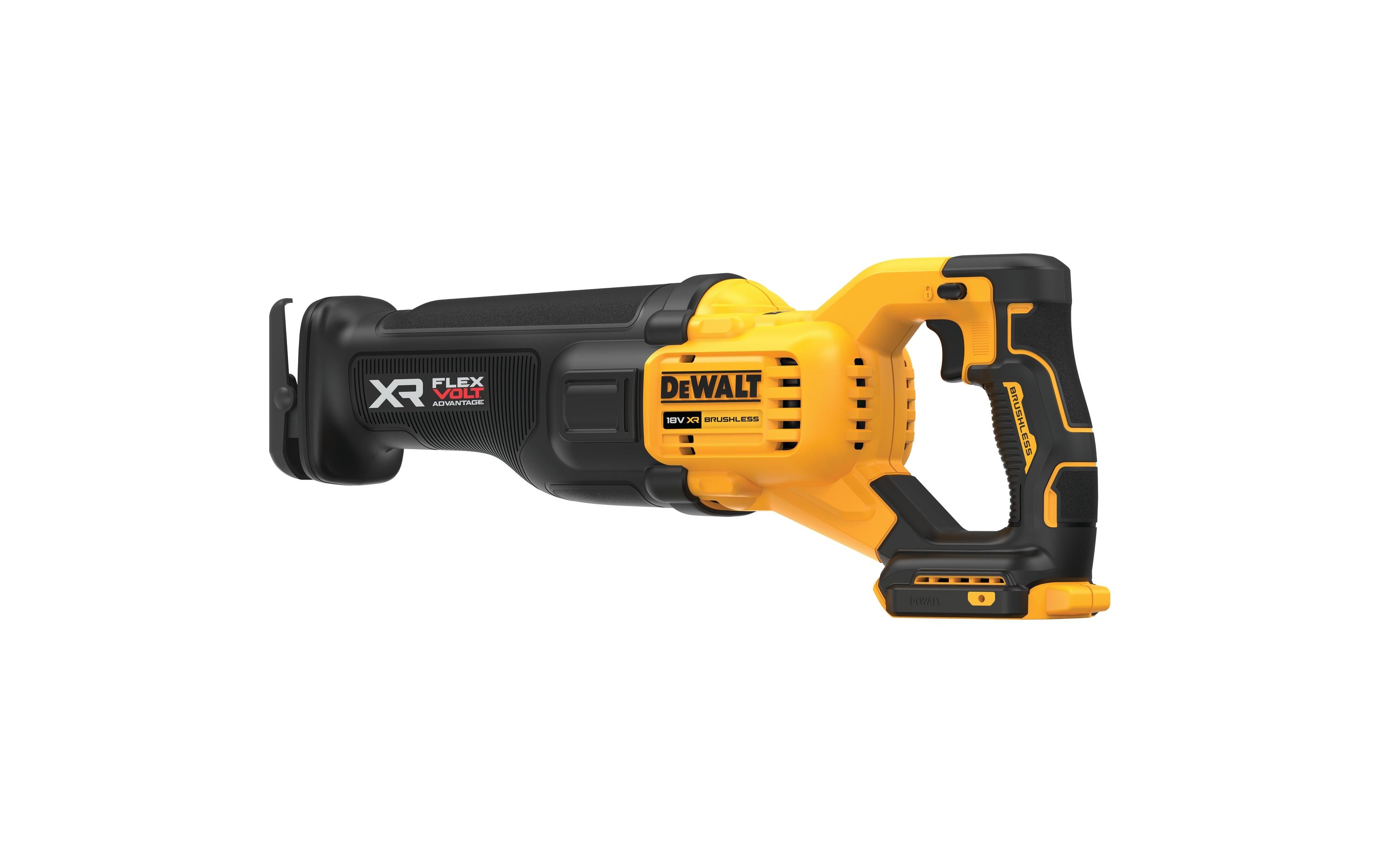 DeWalt DCS386NT 18 V Bürstenlose Akku-Säbelsäge Schwarz, Gelb