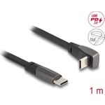 Delock USB-Kabel 24 pin USB-C (M) zu 24 pin USB-C (M) gewinkelt (80751)