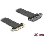 Delock Riser Karte PCI Express 3.0 x4 Stecker zu U.2 SFF-8639 SSD Slot mit Kabel 30 (81507)