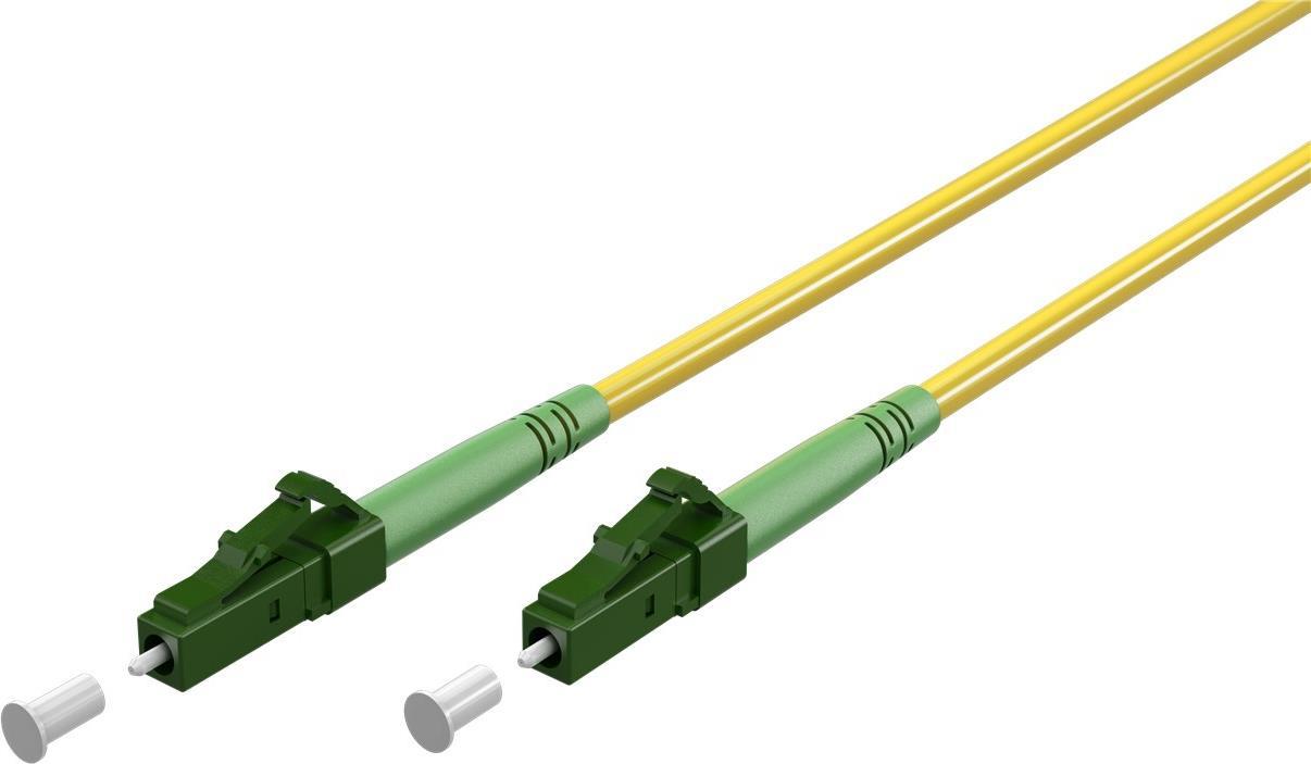 Goobay 59634 Glasfaserkabel 20 m LC/APC FTTH OS2 Gelb (59634)