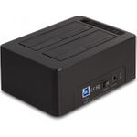 Delock HDD / SSD Dockingstation Schächte: 2 (64187)