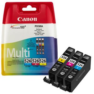 Canon CLI 526 Multipack - Tintenbehälter - 1 x Gelb, Cyan, Magenta (4541B009)