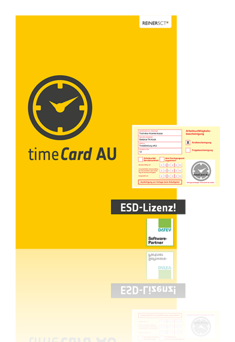 ReinerSCT timeCard 10 AU – Jahreslizenz für 10 Mitarbeitende (ESD)