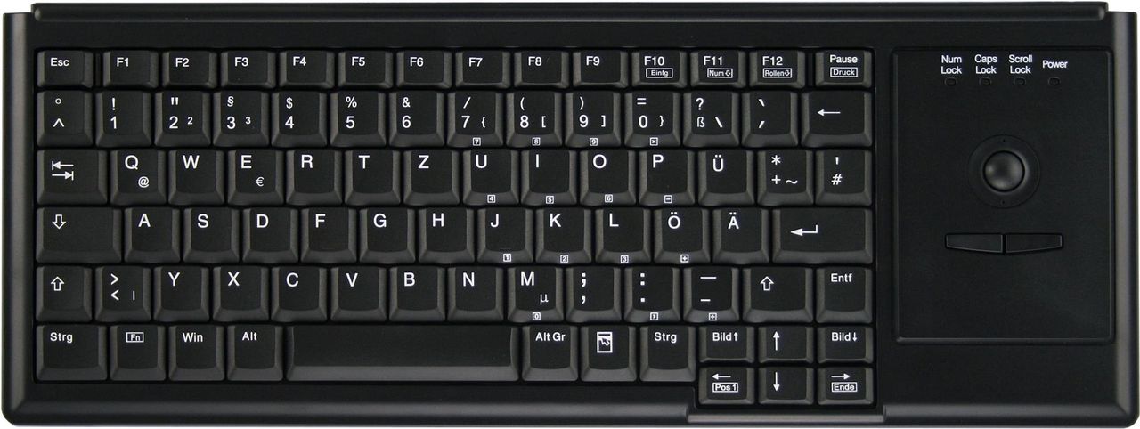 ACTIVEKEY AK-4400-TU - Tastatur - USB - US - Schwarz (AK-4400-TU-B/US)