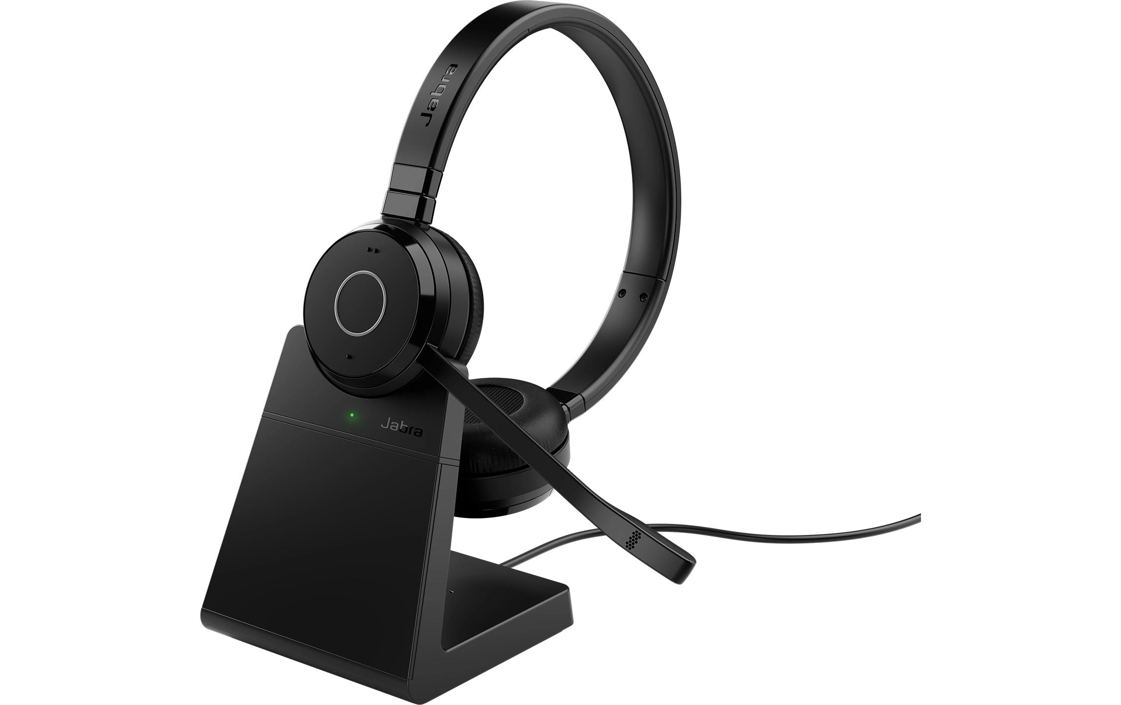 Jabra Evolve 65 TE Stereo On-Ear Headset Schwarz
