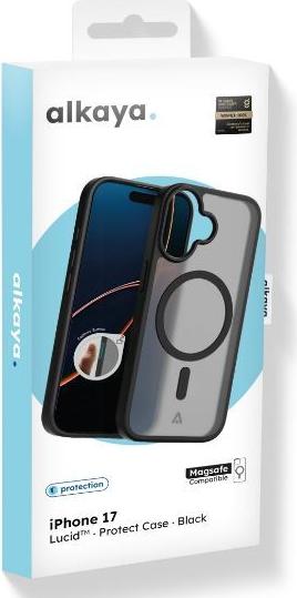 alkaya LUCID Handy Schutzhülle Protection Case f. Magsafe iPhone 17, schwarz (CS-20253)