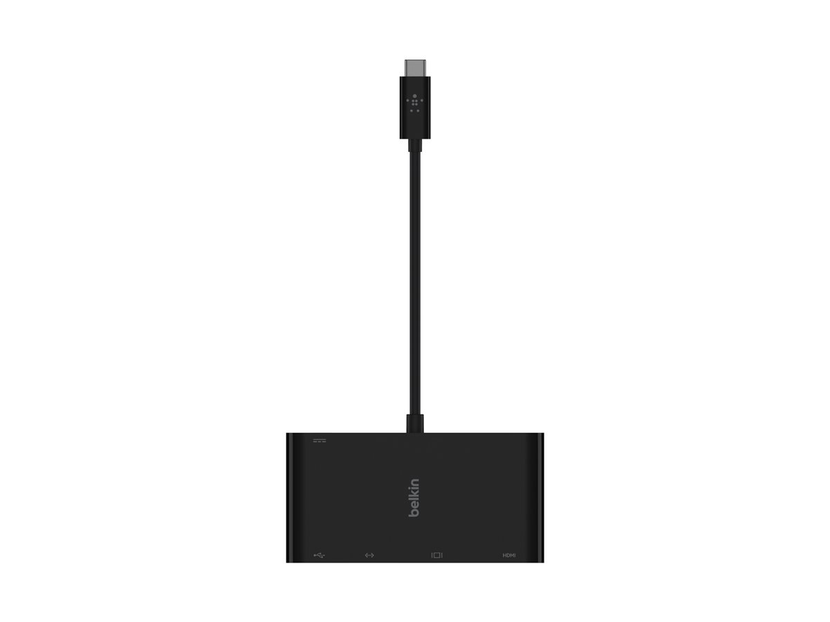 Belkin AVC004BTBK USB-C Dockingstation HDMI VGA Gigabit Ethernet 100 W PD Schwarz