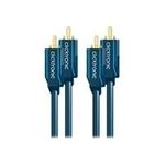 Stereo Audiokabel (2x Cinch-Stecker/2x Cinch-Stecker) - 0,5 m Cinch-Koaxialkabel für kraftvollen Stereoklang