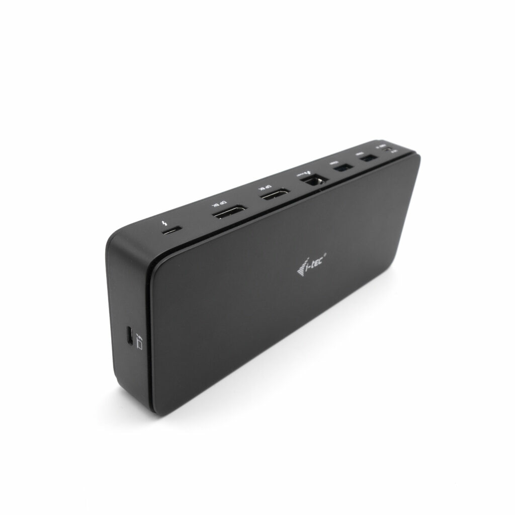 i-tec Thunderbolt 4 Dual DisplayPort Docking Station PRO Power Delivery 92 W Schwarz