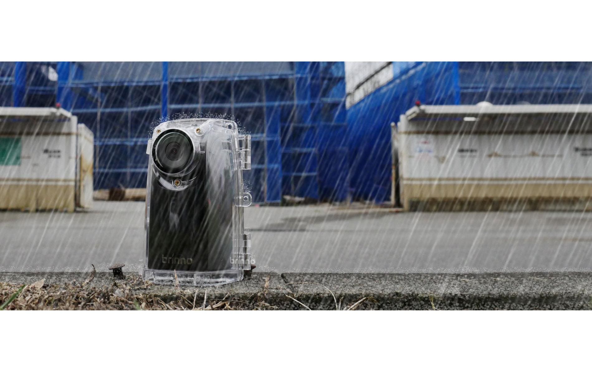 Brinno BCC300-M Zeitrafferkamera TLC300 mit Wandhalterung und Wetterbeständigem Gehäuse Schwarz