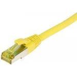 Patchkabel RJ45, CAT6A 500Mhz,25m, gelb, S-STP(S/FTP), TPE/LSZH(Ultraflex), AWG26, mitCat.7 Rohkabel, Synergy 21 (S217668)