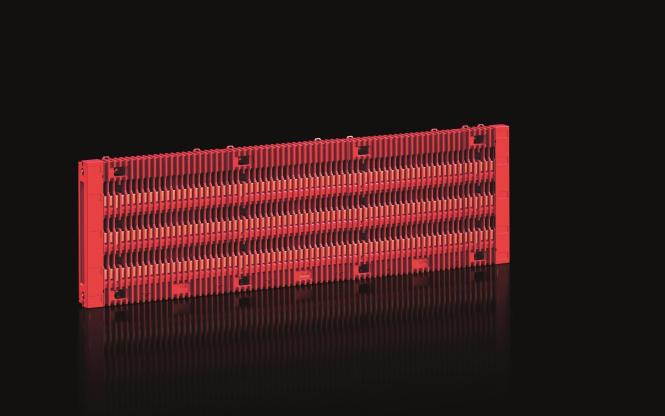Rittal RiLineX Board 3p RX 936008460mm m.Sammelschienen 30x5mm B 705 (9360084)