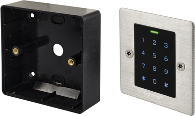 Sygonix SY-6121664 Code-Tastatur mit RFID Unterputz, Aufputz 12 V/DC, 18 V/DC IP66 mit beleuchteter Tastatur, mit Touchscreen (SY-6121664)