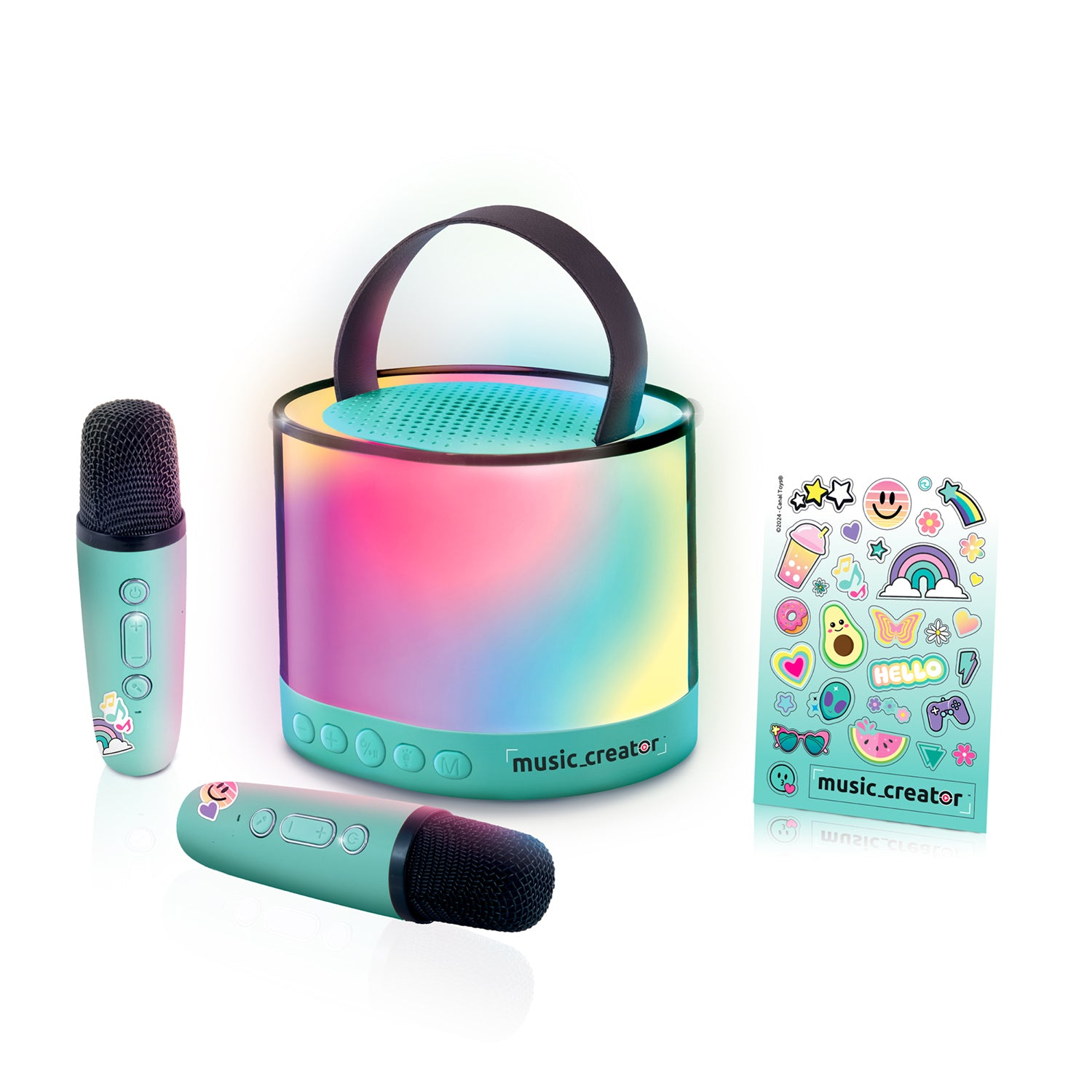 Canal Toys Mini Karaoke Station Kabellos Schwarz, Türkis